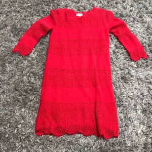 Red Sweater Dress